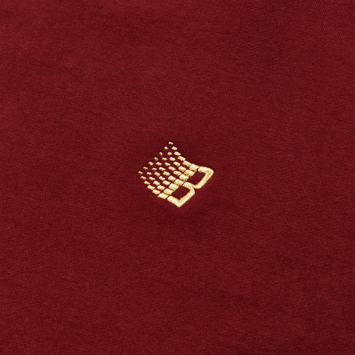 Bronze Logo Crewneck Burgundy