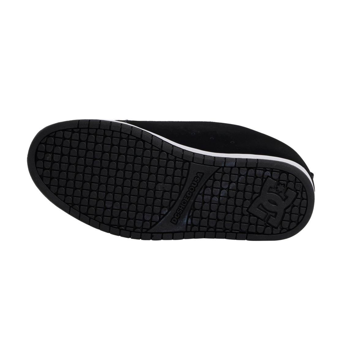 DC Court Graffik Leather Black / White