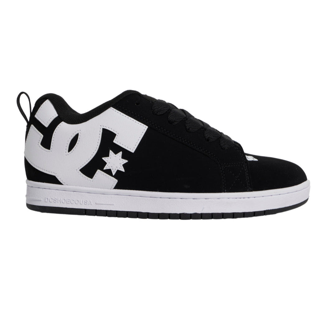 DC Court Graffik Leather Black / White