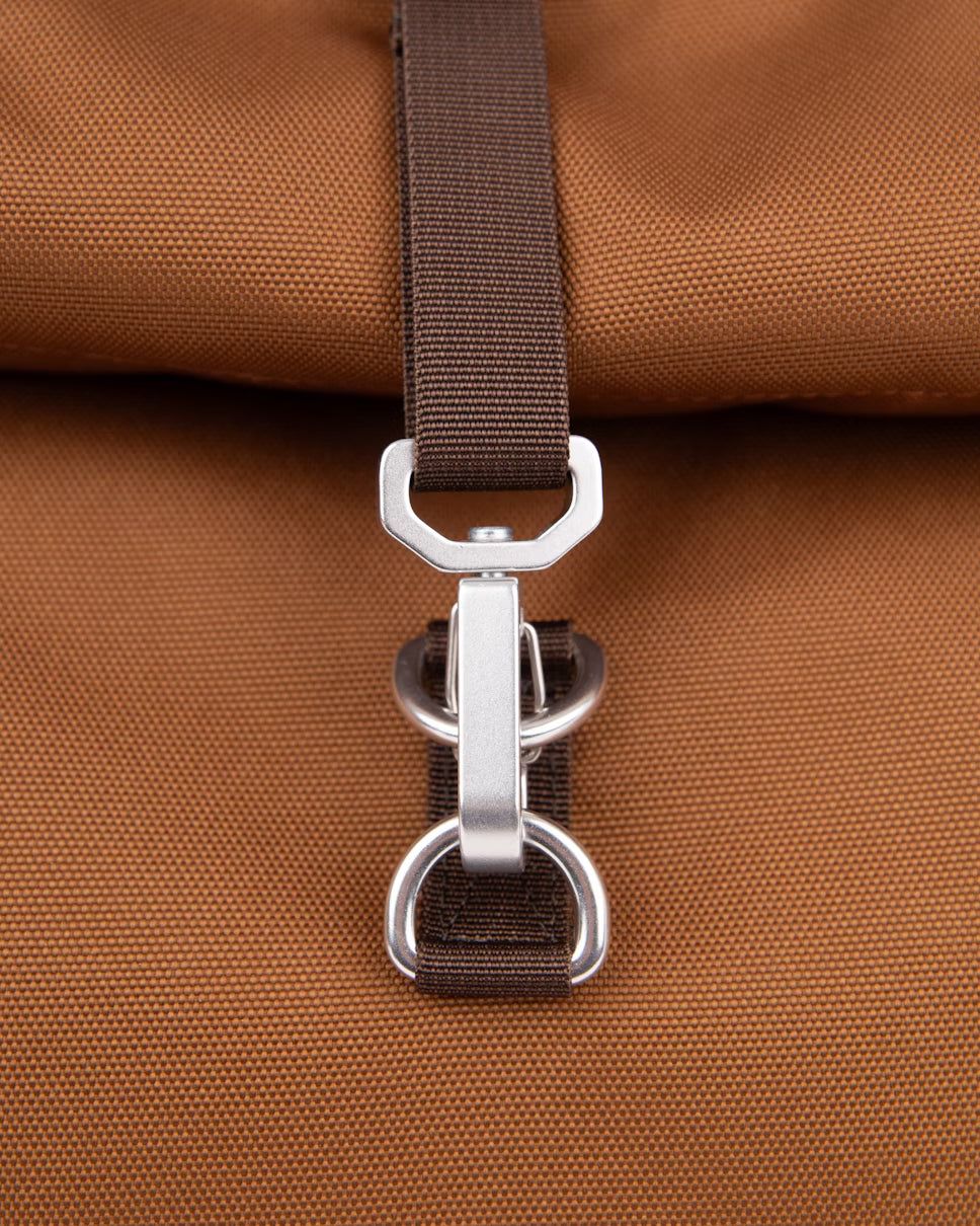 Sandqvist GROUND Rolltop Backpack L Sepia Brown