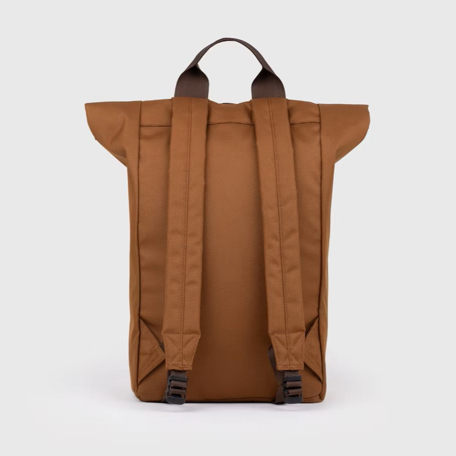 Sandqvist GROUND Rolltop Backpack L Sepia Brown
