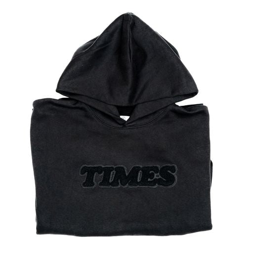 Times Furry Hoodie Black/Black