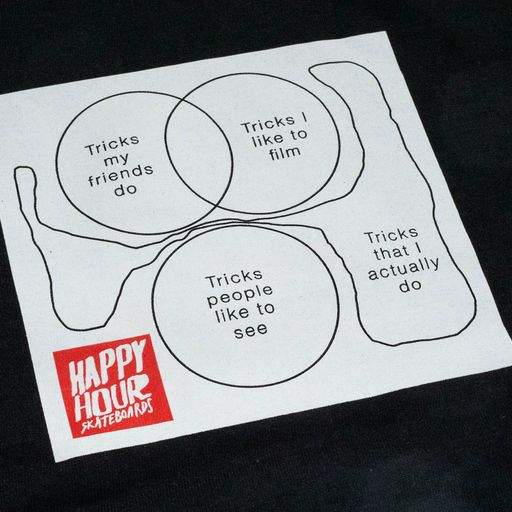 Happy Hour Tricks I Do T-Shirt Black