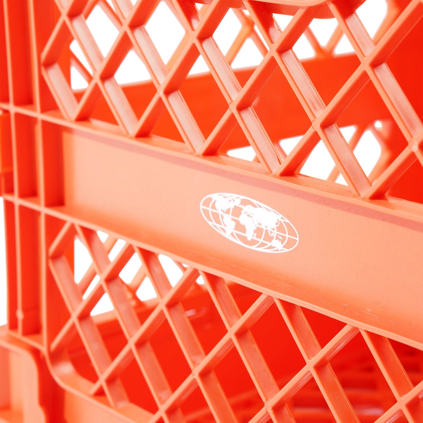 Butter Collapsable Record Crate, Orange