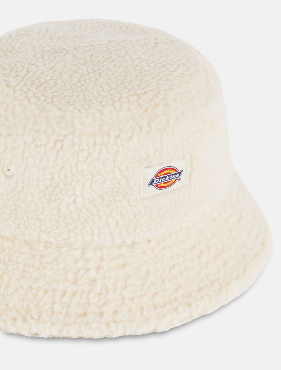Dickies Red Chute Bucket Hat Whitecap Grey