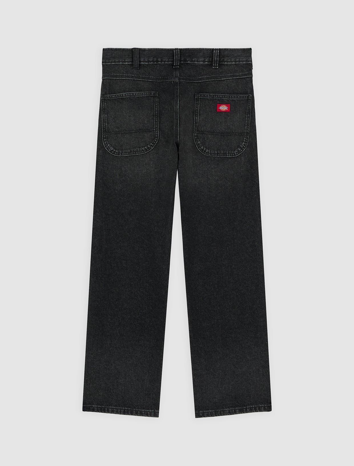 Dickies 954 Relaxed Straight Work Jeans Black Wash Faded