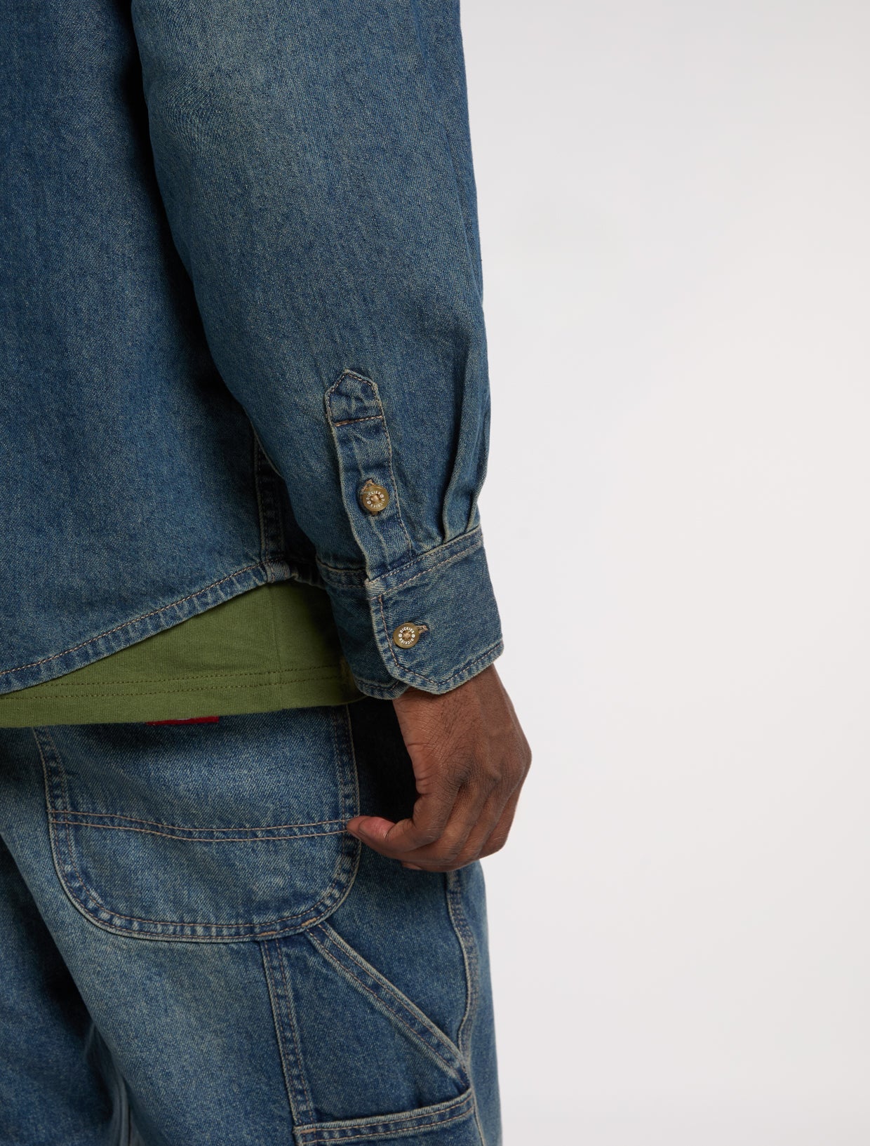 Dickies Lightweight Long Sleeve Denim Shirt