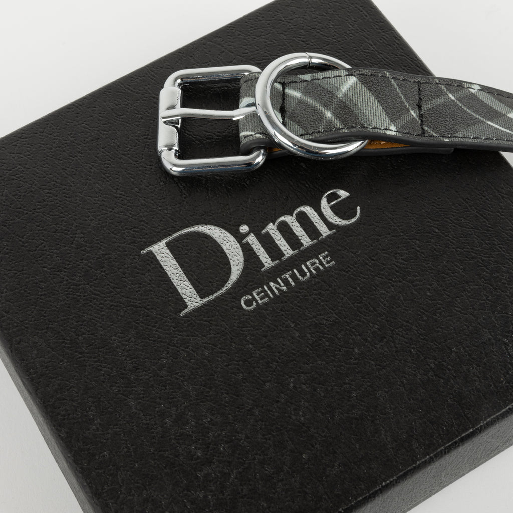 Dime Bestfriend Collar Black Plaid