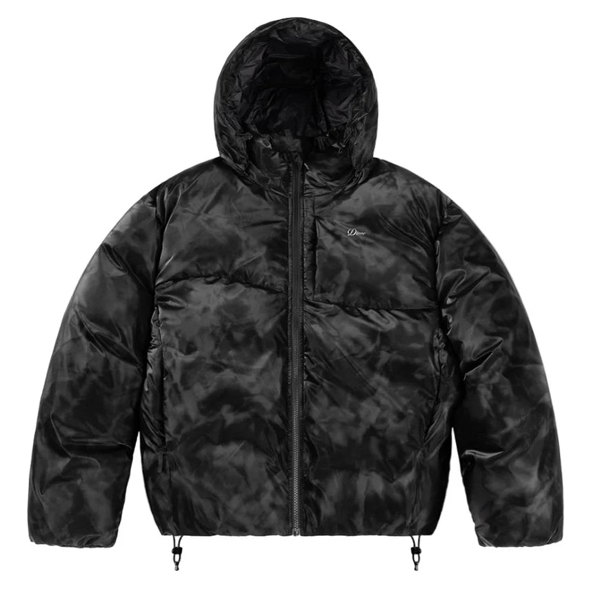 【新品】dime wavy puffer jacket smoke black Dime Wavy Puffer Jacket Smoke Black – Mañana Skate Shop