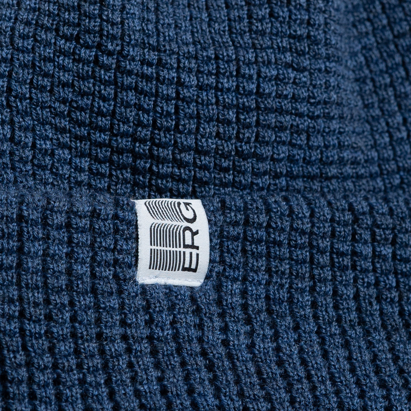 ERG Waffle Merino Beanie Mustikka