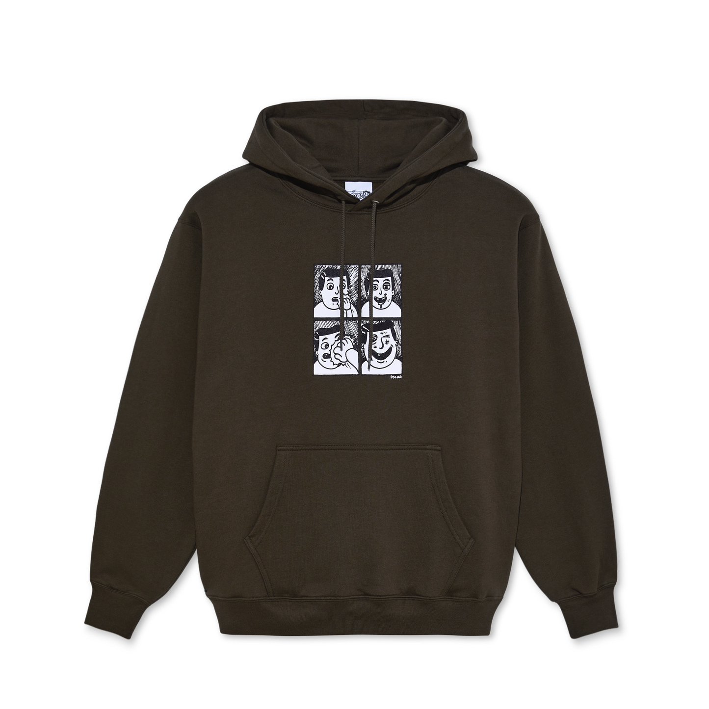 Polar Dave Hoodie Punch Brown