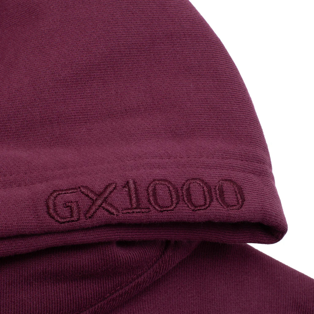 GX1000 Script Hoodie Plum