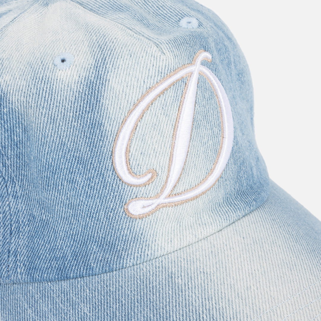 Dime Cursive Denim Worker Cap Blue Washed