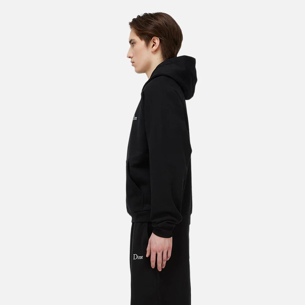 Dime Classic Small Logo Hoodie Black