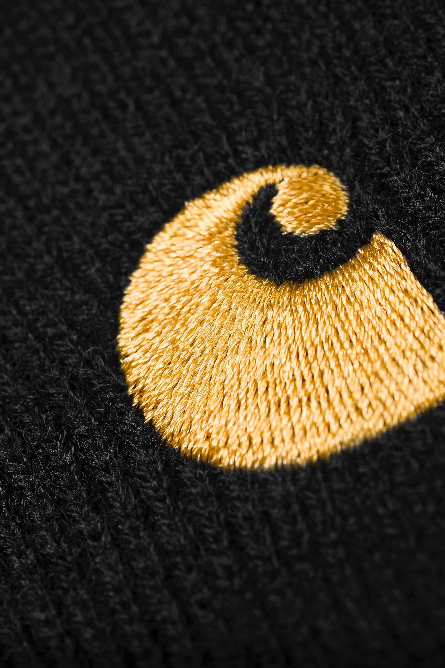 Carhartt WIP Chase Beanie Black / Gold