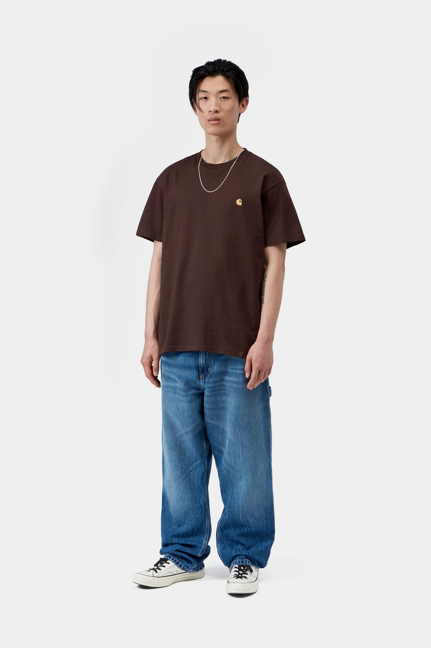 Carhartt WIP S/S Chase T-Shirt Palisander / Gold