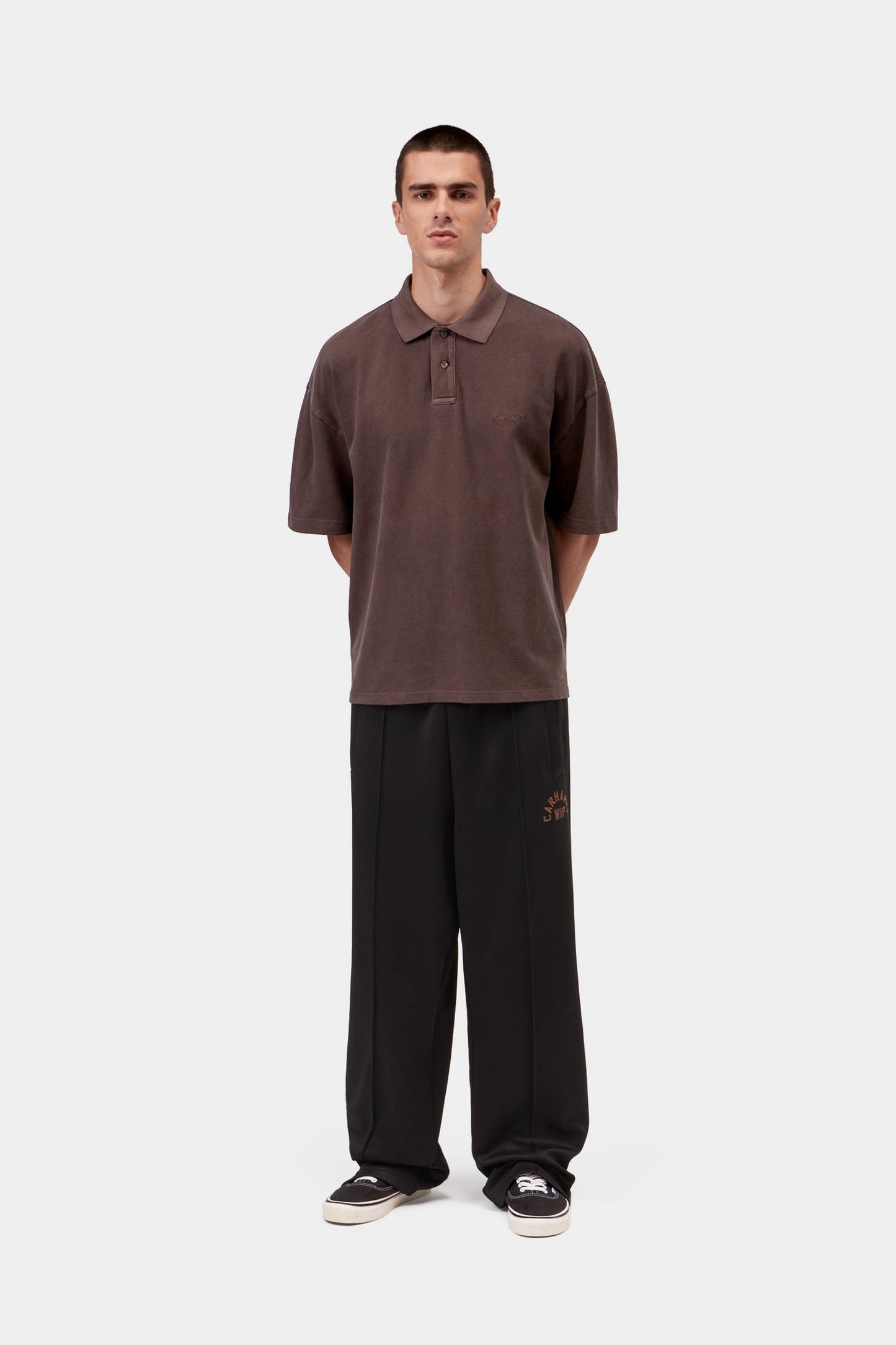 Carhartt WIP S/S Wayne Polo Palisander garment dyed