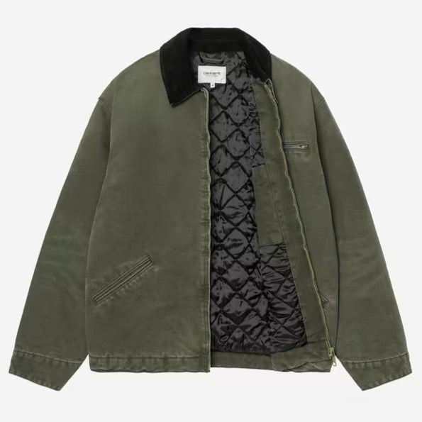 Carhartt WIP OG Detroit Jacket Olive/Black stone canvas