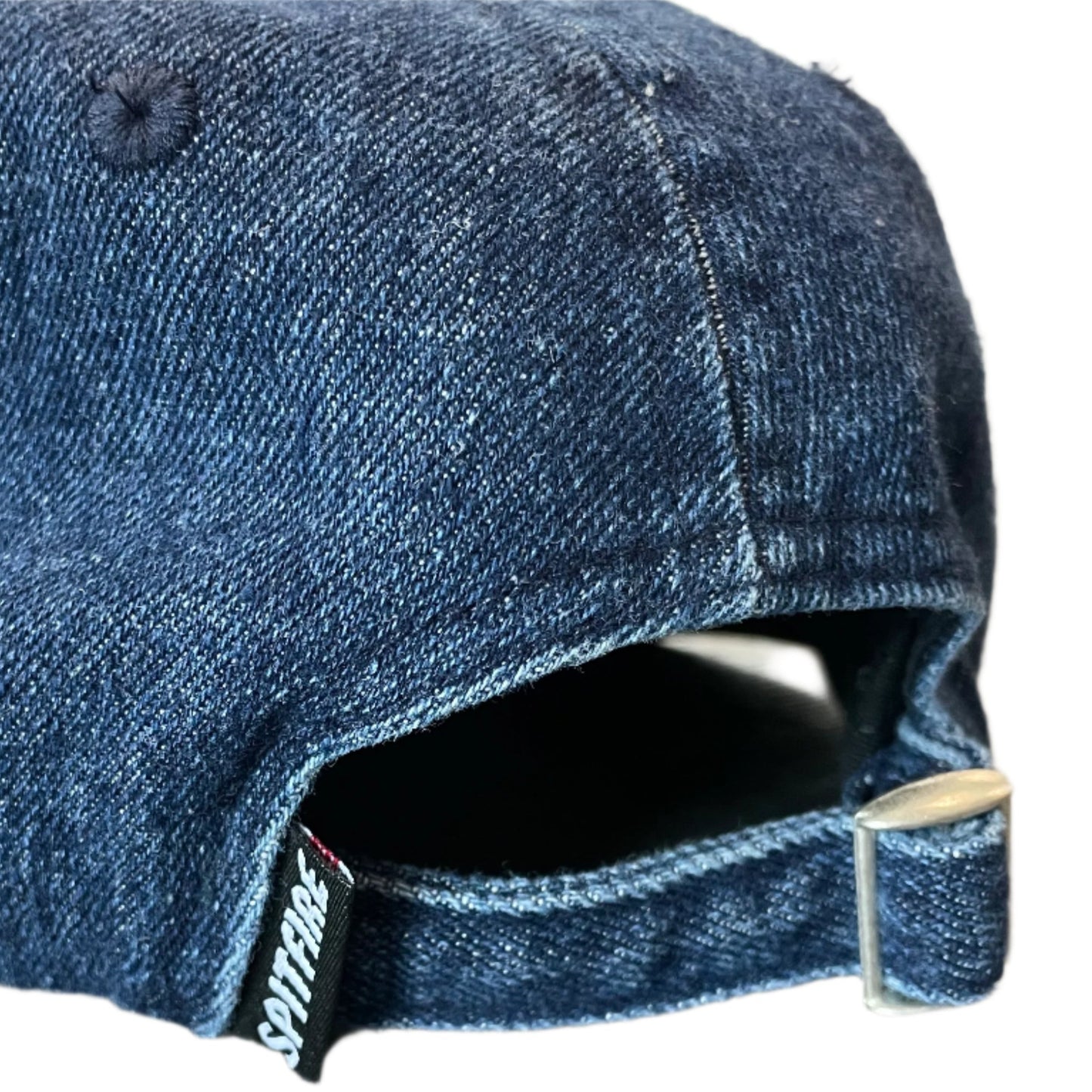 Spitfire Flames Script Strapback Denim