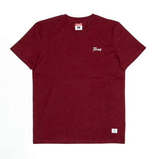 Times Wine T-shirt Burgundy