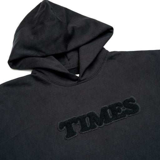 Times Furry Hoodie Black/Black