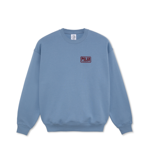 Polar Dave Crewneck Earthquake Oxford Blue