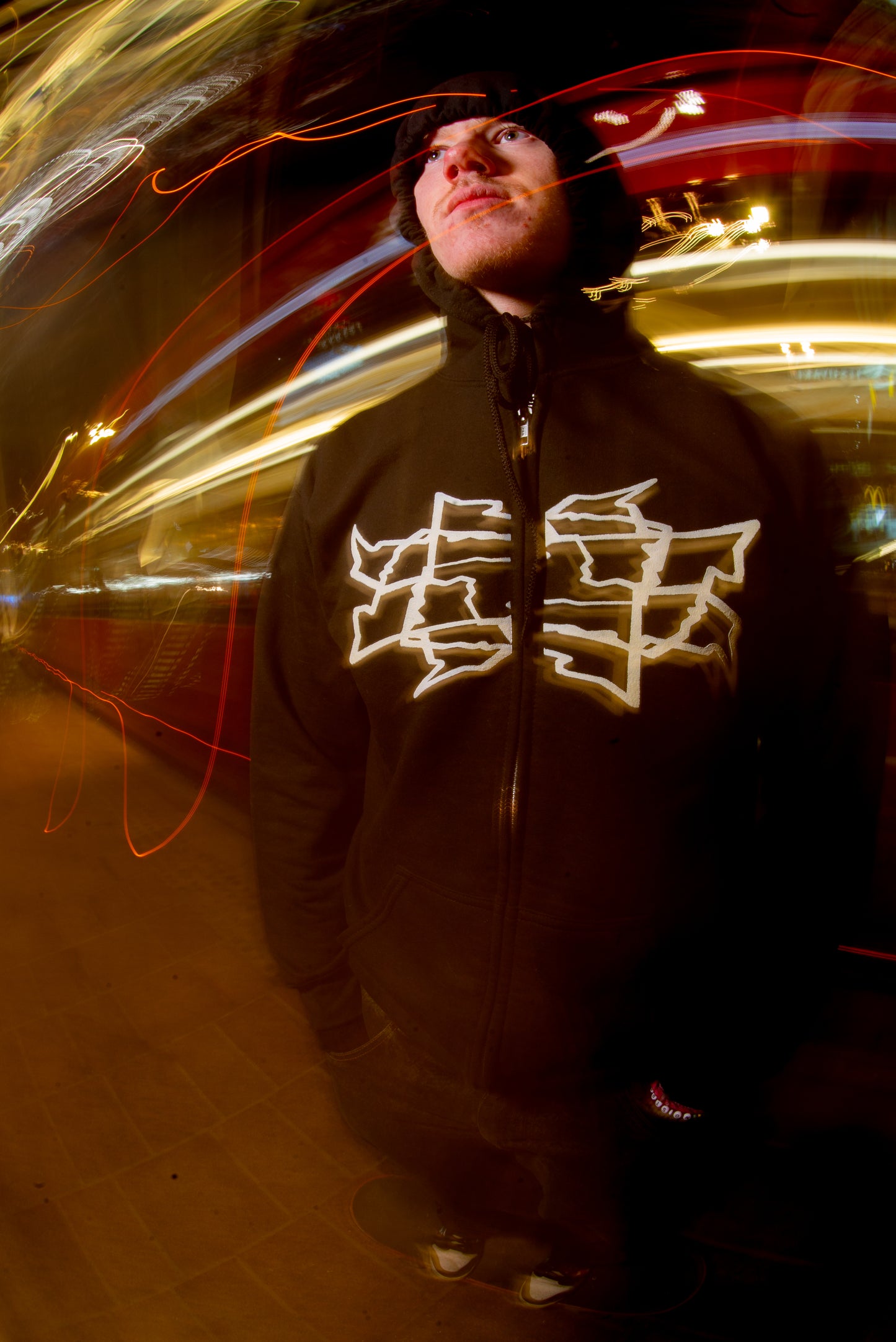 Mañana City Zip Hoodie Black