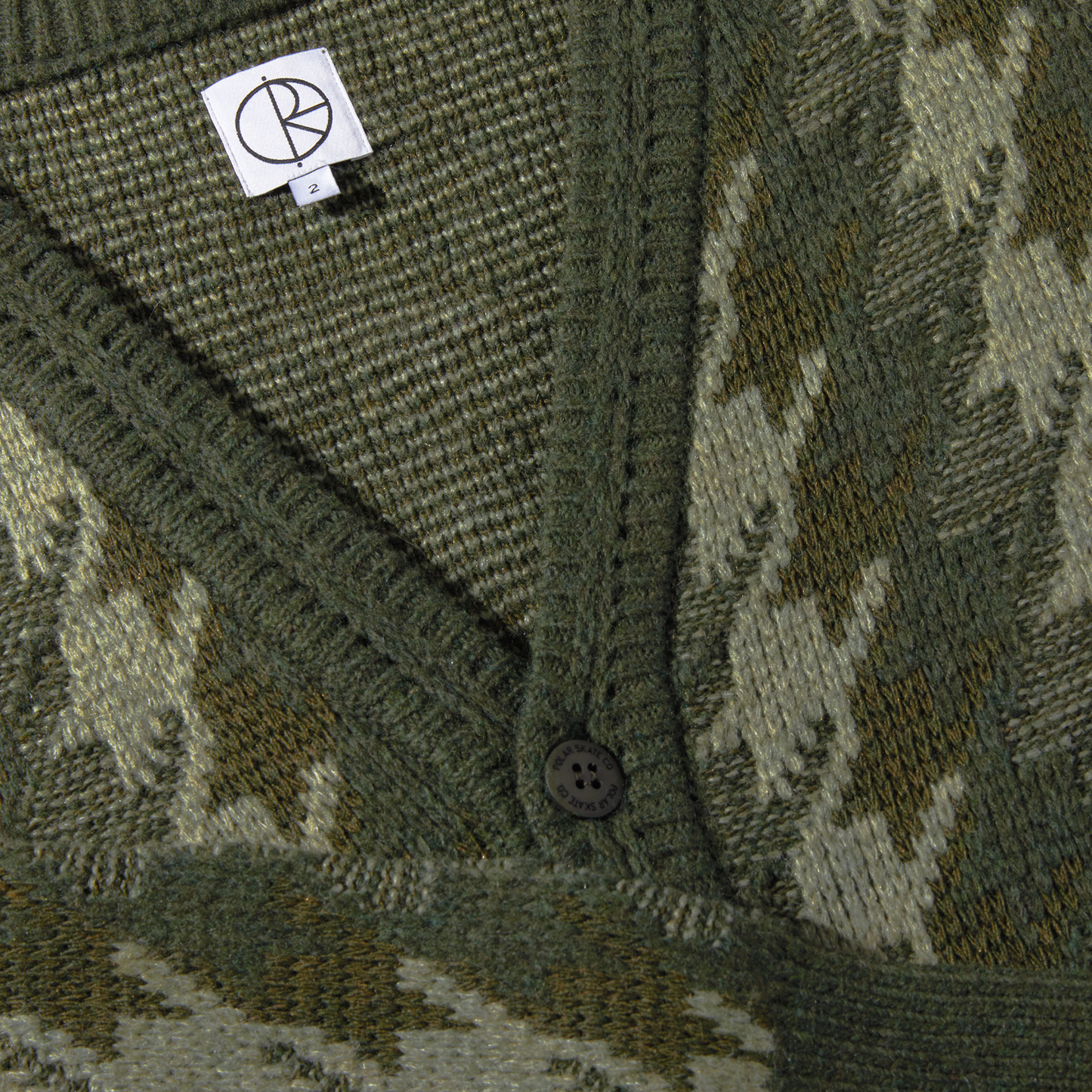 Polar Louis Cardigan Houndstooth