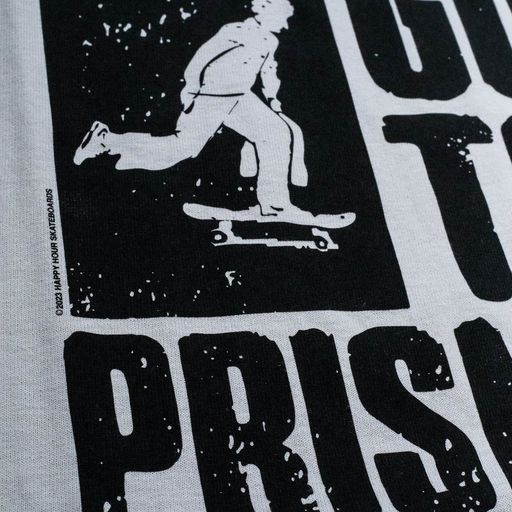 Happy Hour Use A Skate T-Shirt Light Grey