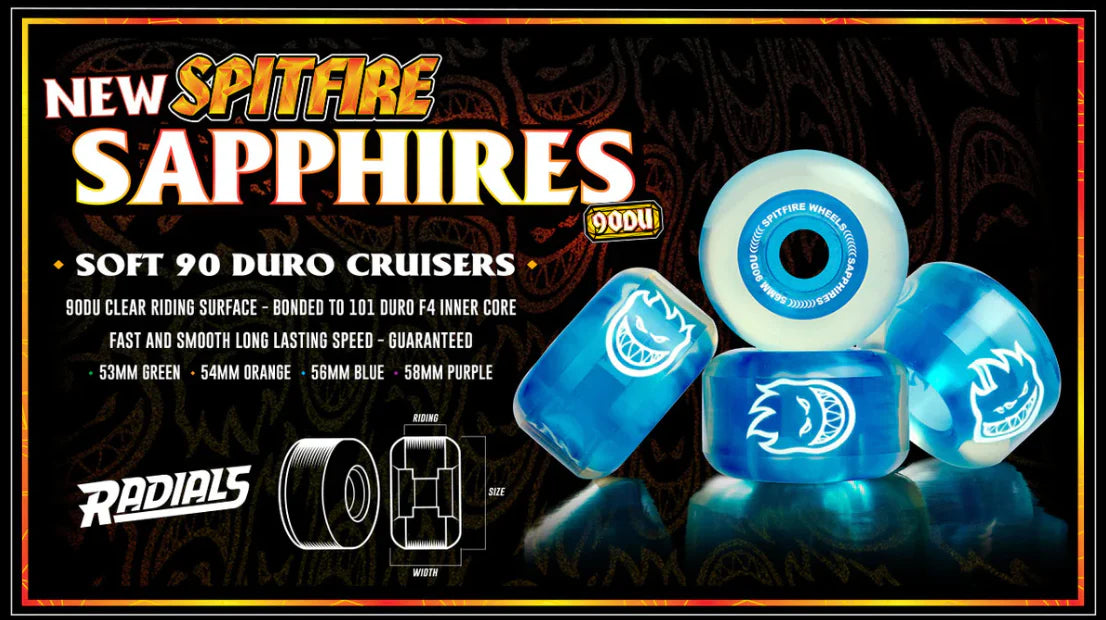 Spitfire Sapphires 58mm 90DU Purple