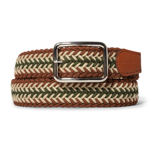 Butter Braided Belt Army