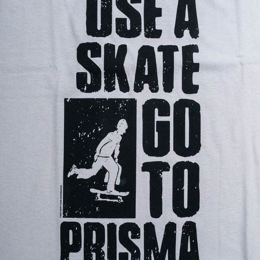 Happy Hour Use A Skate T-Shirt Light Grey