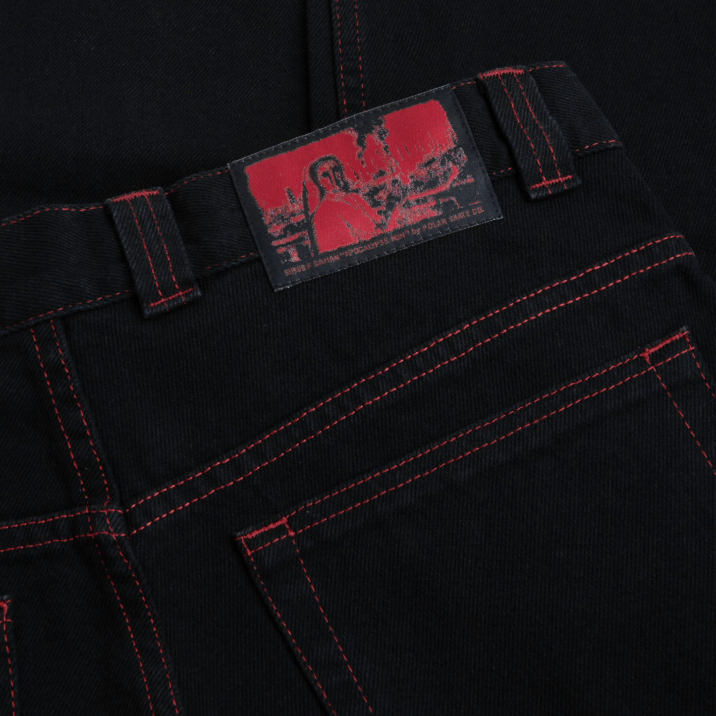 Polar 93 Pants | Apocalypse Nun - Black/Red