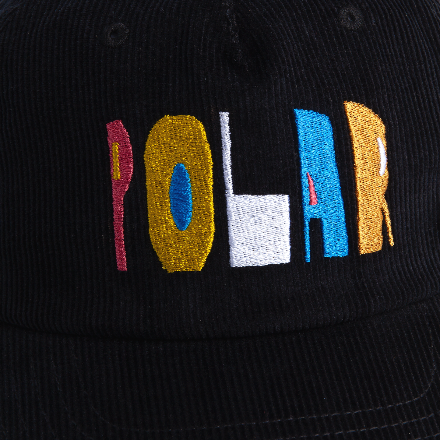 Polar James Cap | Cut Logo - Black