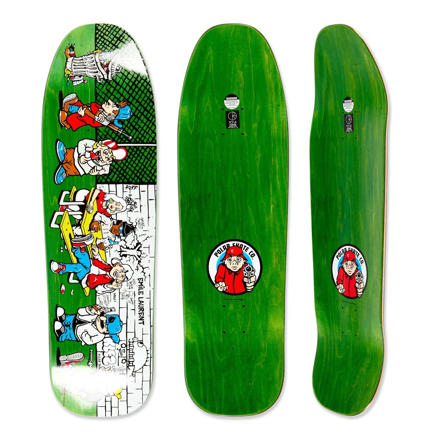 Polar Emile Laurent High School D1-Shape Deck 9.25"