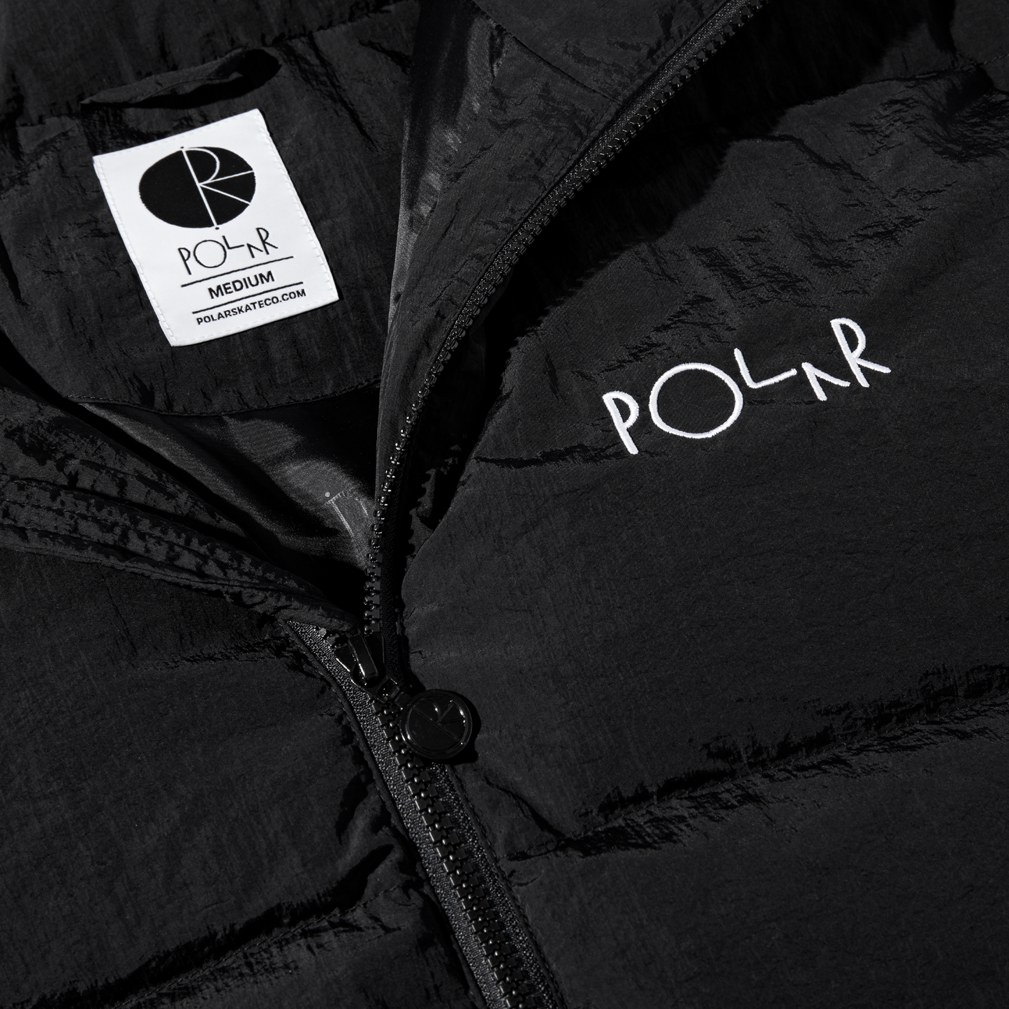 Polar Pocket Puffer Jacket Black