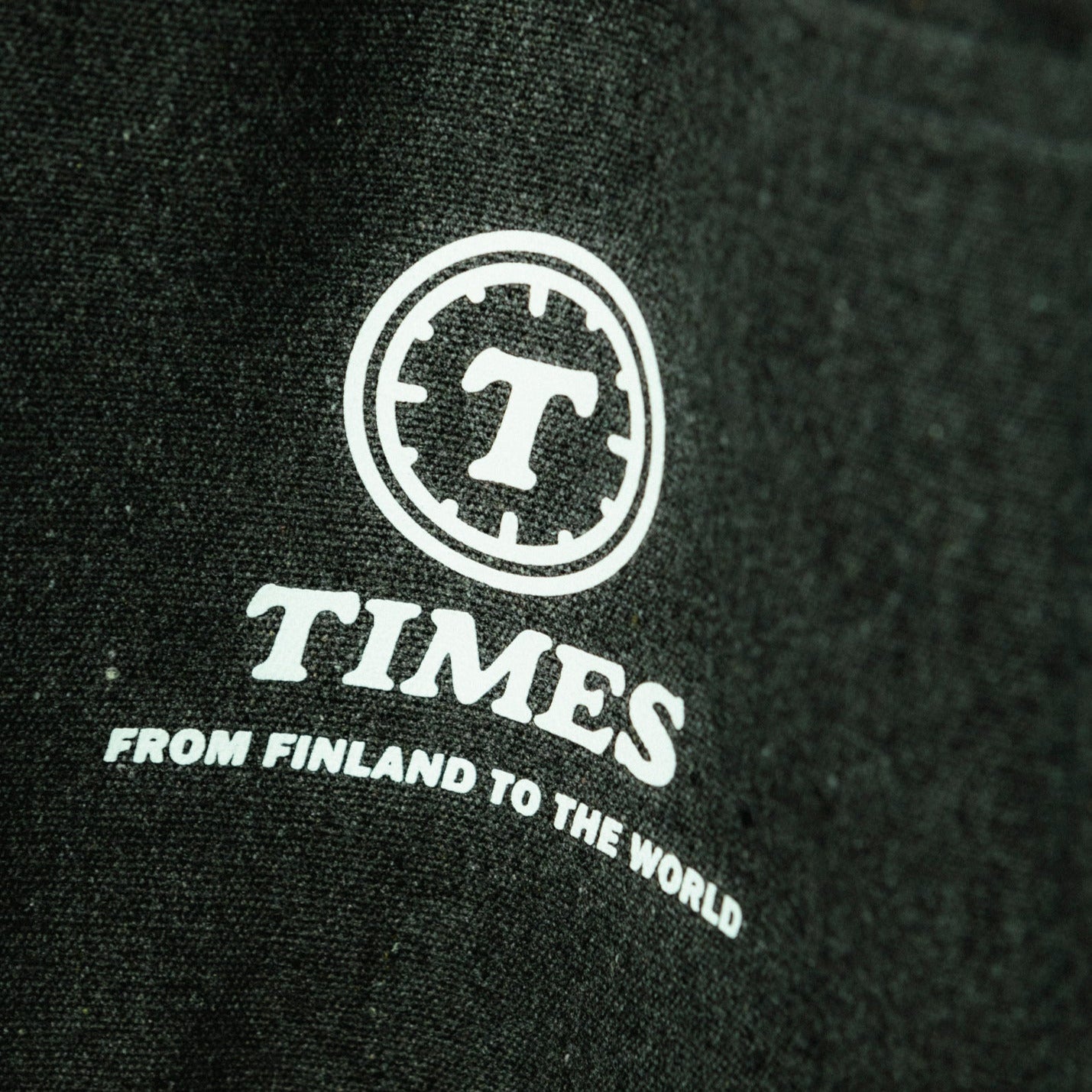 Times Boat Tote Bag Black Granit