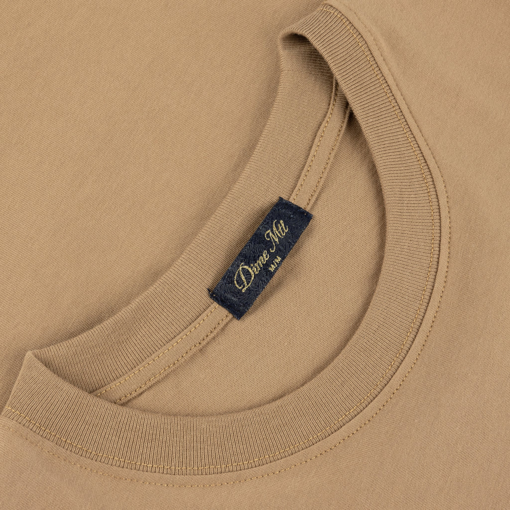 Dime Classic Shiny T-Shirt Sepia