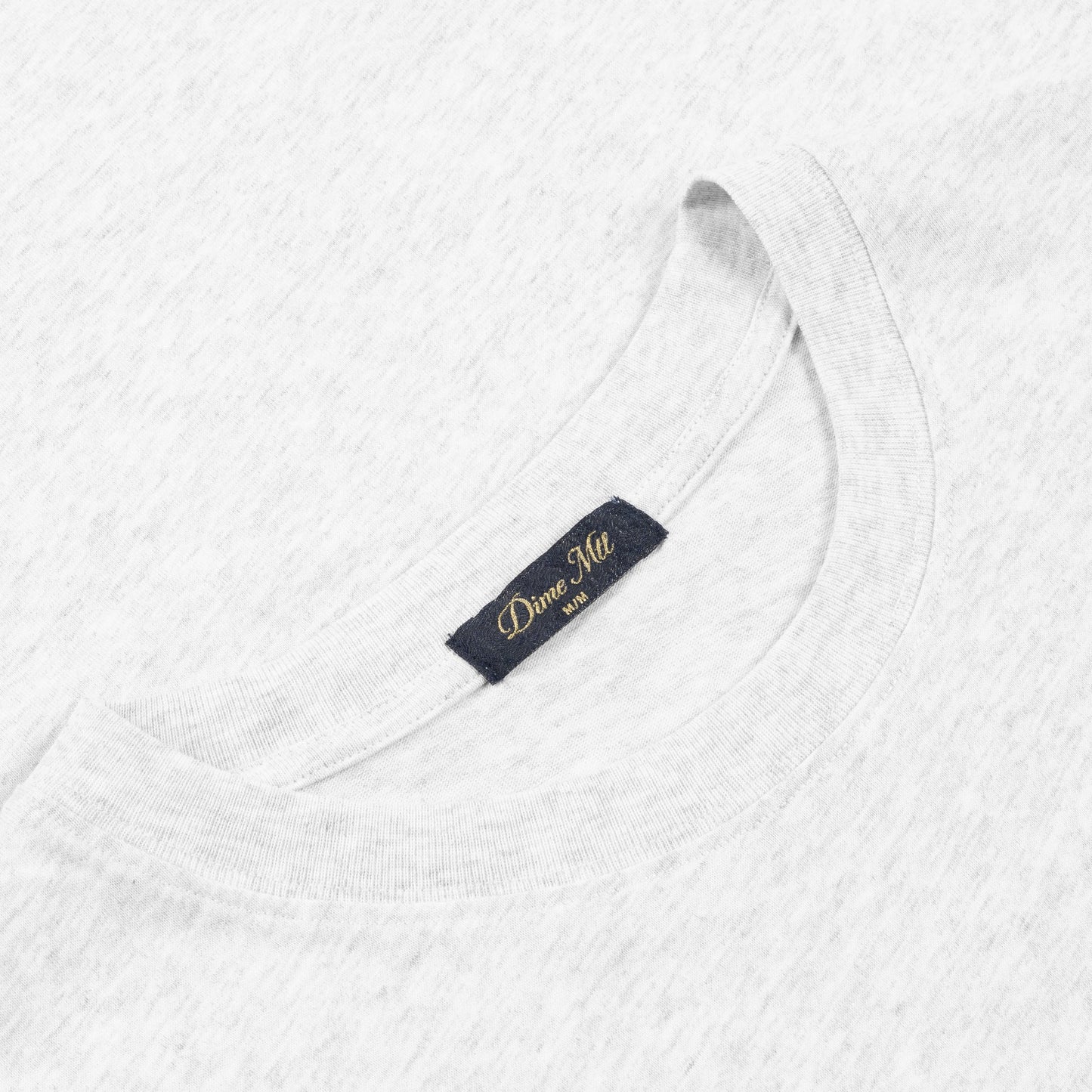 Dime Cursive Small Logo T-Shirt Ash