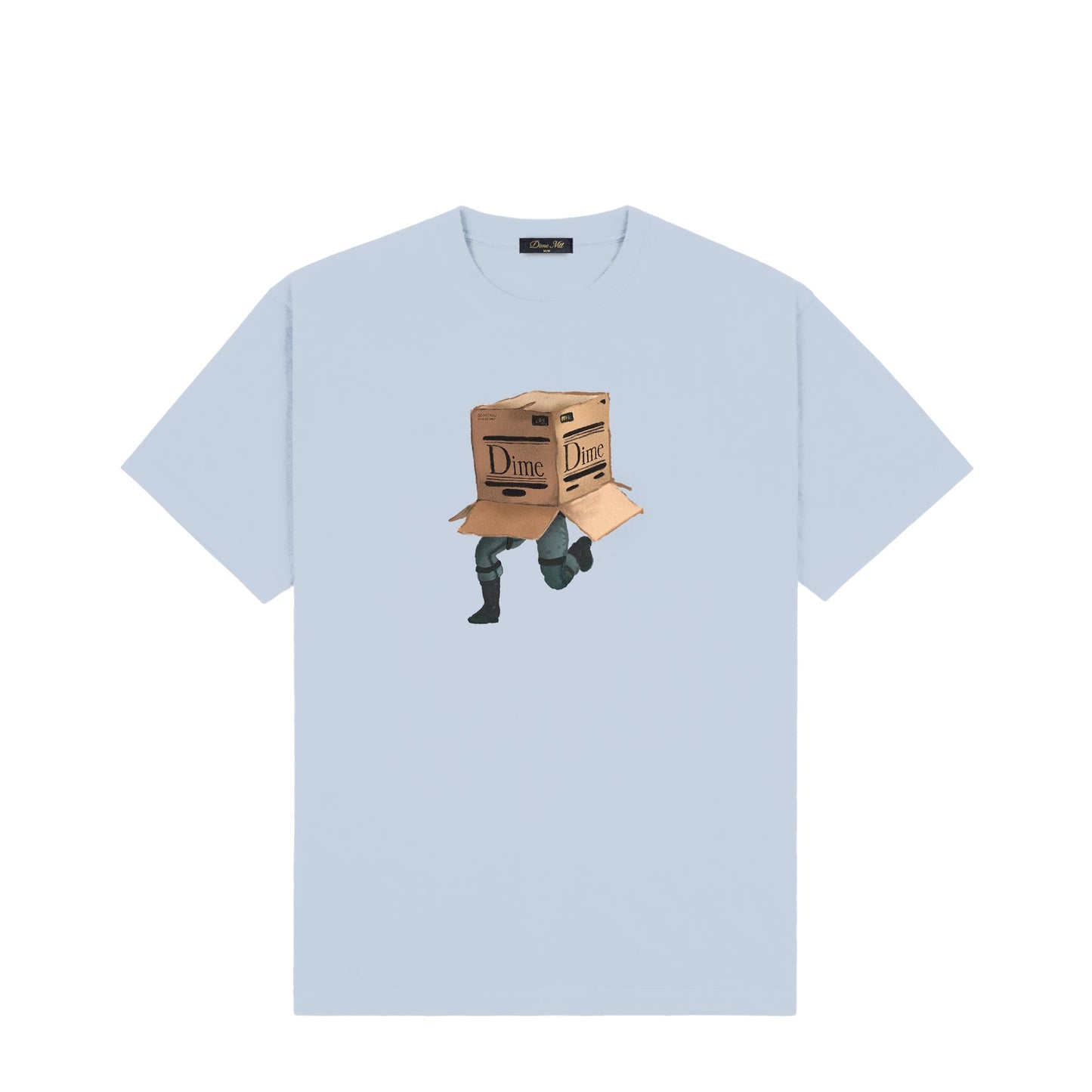 Dime Solid T-Shirt Blue fog