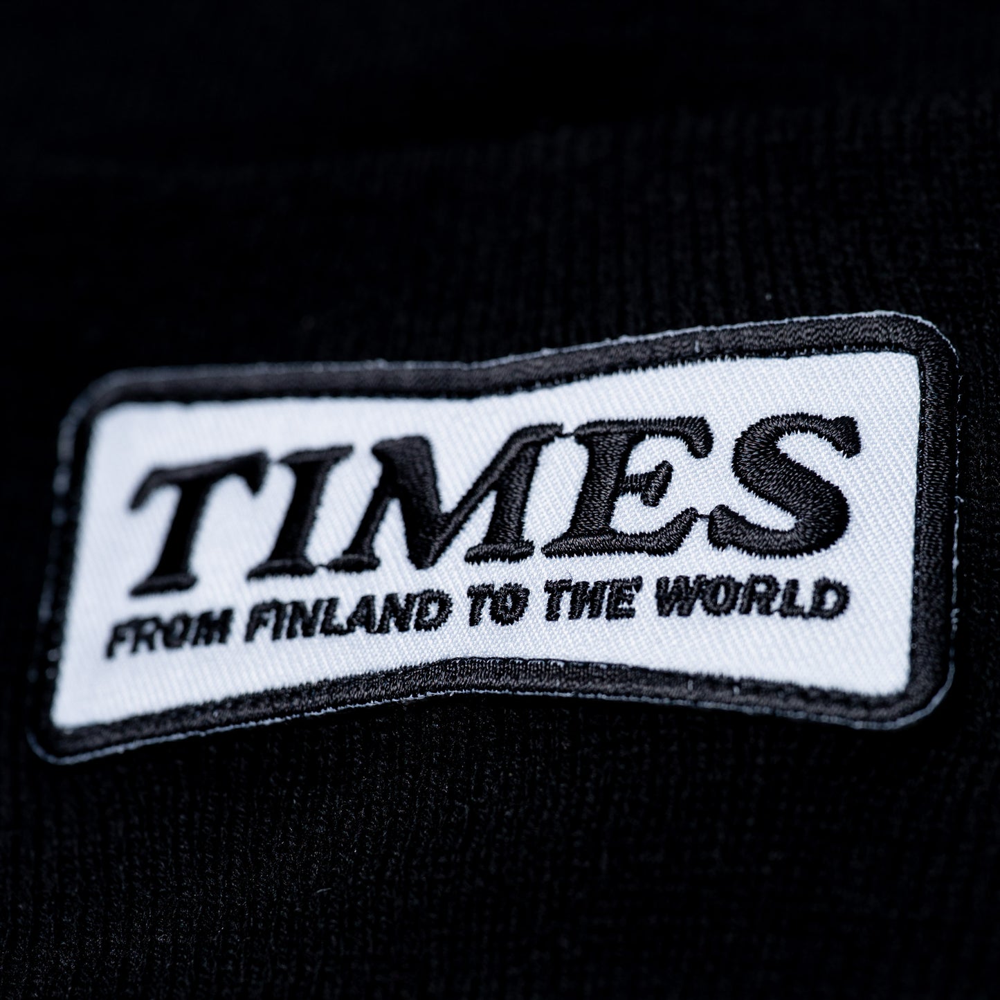 Times Cuffed Work Beanie Black