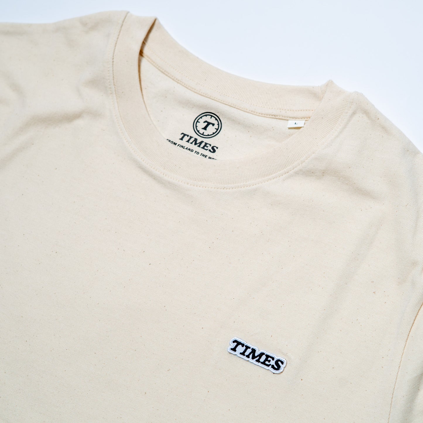 Times Natural Patch T-Shirt Eco heather