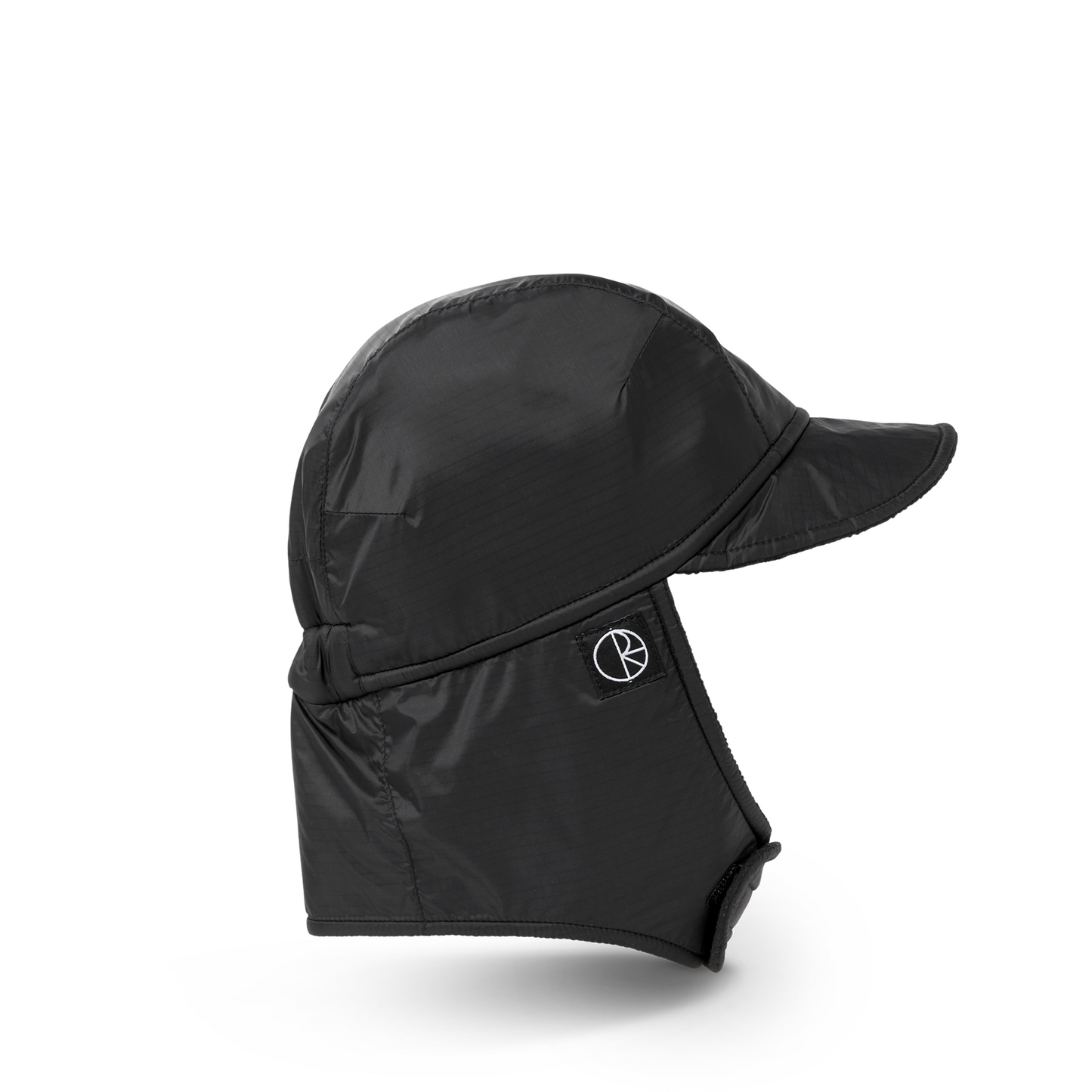 Polar Luke Flap Ripstop Cap Black