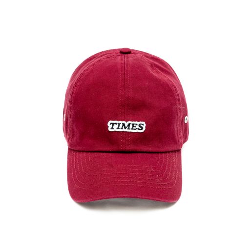 Times Logo Cap Burgundy