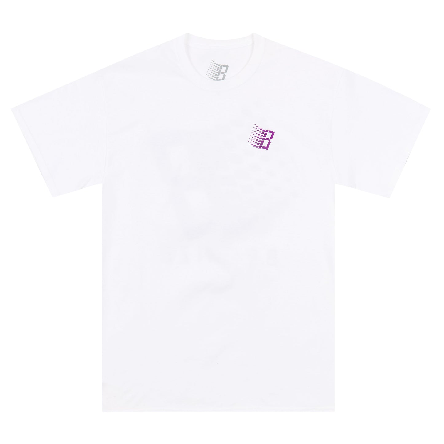 Bronze Polka Dot Logo Tee Wht