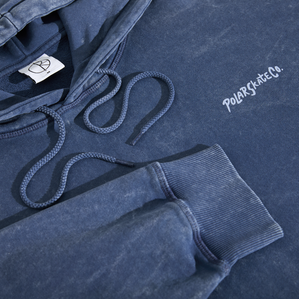 Polar Surf Logo Acid Frank Hoodie Dark Blue