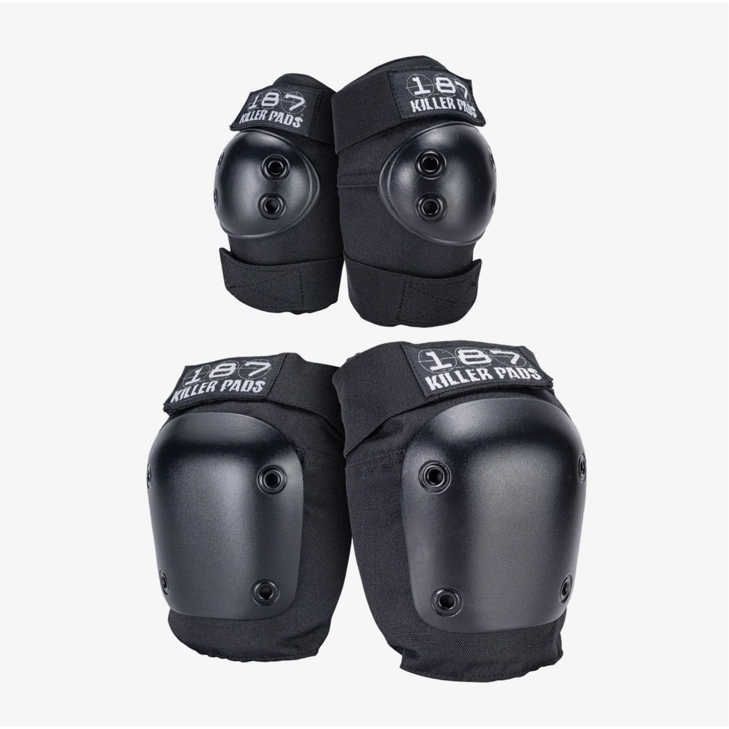 187 Killer Pads Combo Pack Knee & Elbow Black L/XL