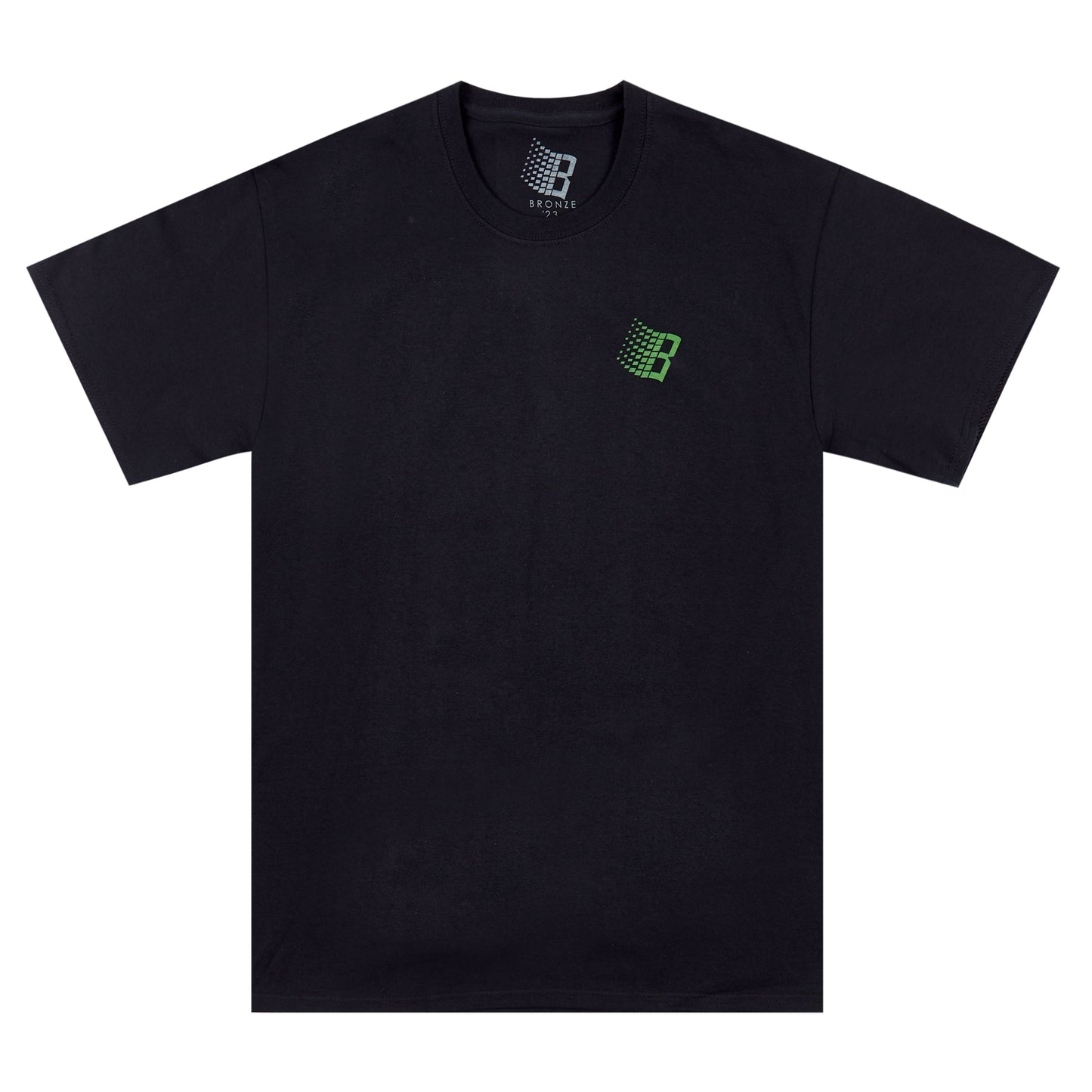 Bronze Polka Dot Logo Tee Blk