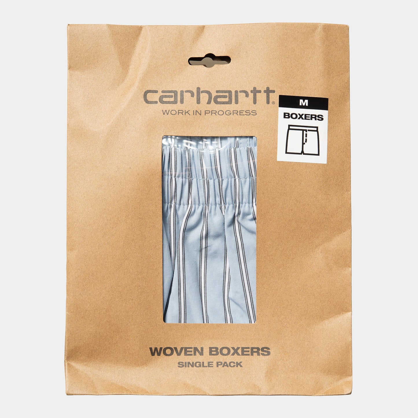 Carhartt WIP Cotton Boxer Grimsby Stripe, Blue Fog