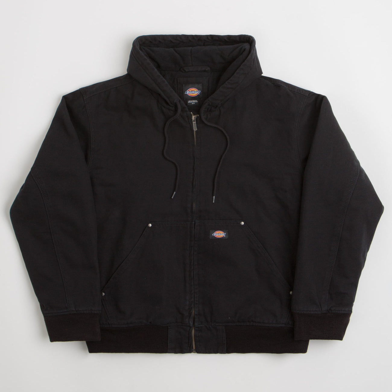 Dickies Hilham Hooded Canvas Jacket Black